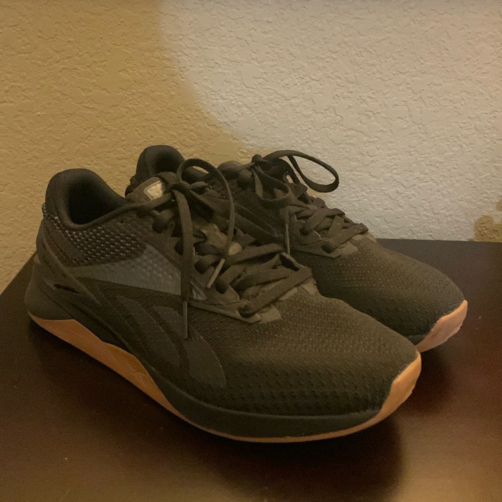 WOMENS BLACK REEBOK NANO CROSSFIT TRAINING SHOE X3 LIKE NEW sz 7